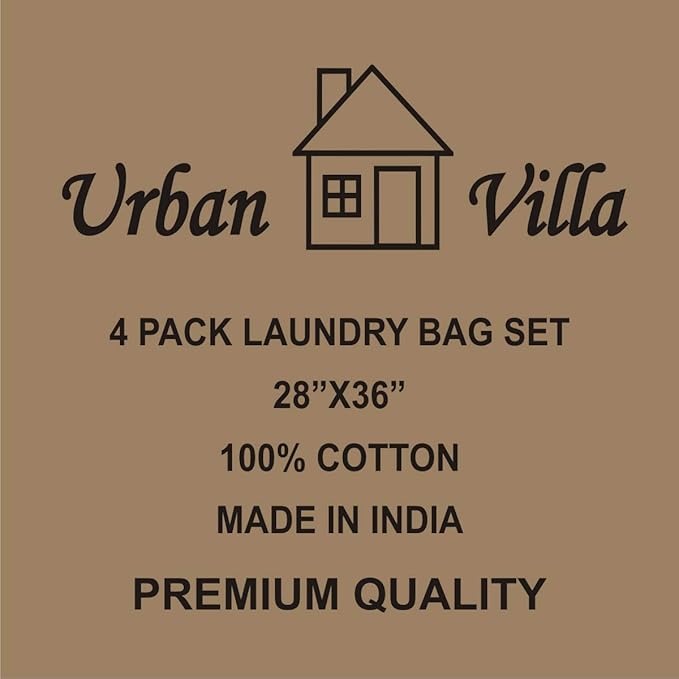 Urban Villa Laundry Bags Canvas Dirty Clothes Travel Laundry Bag Machine - Image 4