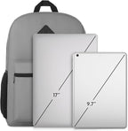 17 Inch School Backpack, Unisex Classic Bookbag Teens Schoolbag - Image 6