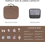 Makeup Bag with Led Mirror, Travel Makeup Organizer with 3 Color Setting - Image 2