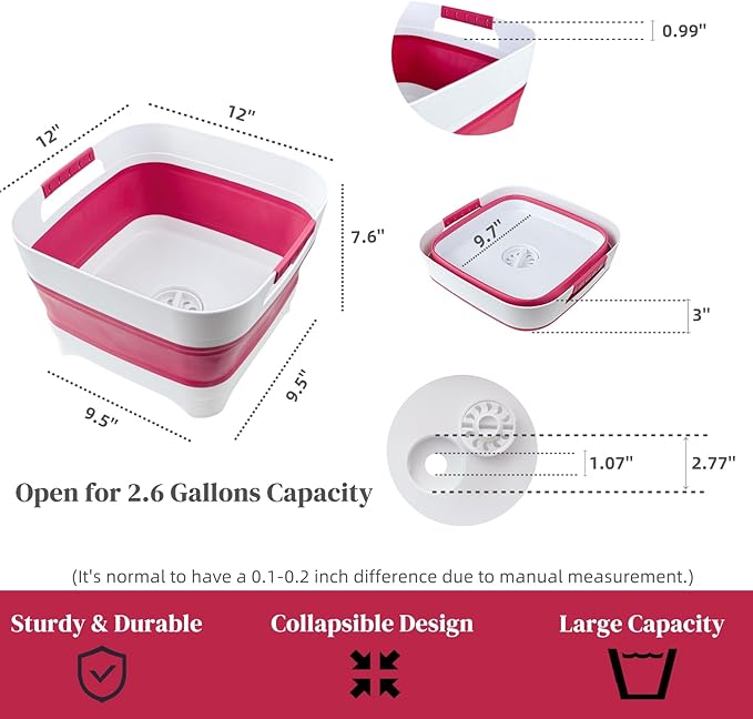 Collapsible Dish Basin, Wash Basin - Image 3