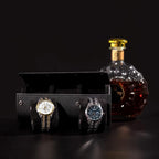 MR.OKAY 3 Watch Travel Case- Classic Leather Watch Case - Image 8