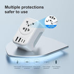 World to US Canada Travel Plug Adapter, Europe/China/Japan/Australia/UK to USA - Image 7