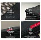 Premium Compression Packing Cubes for Travel (Black / 6 pack)