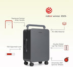 TUPLUS 20” Carry-On Hardside Luggage Lightweight ABS Travel Suitcase - Image 2