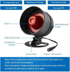 KERUI Home Security System Indoor Outdoor Weather-Proof Siren Window Door - Image 2