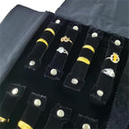 Velvet Travel Jewelry Case Roll Bag Organizer - Image 7