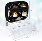Serfeymi Weekly Travel Pill Organizer Pill Case - Image 2