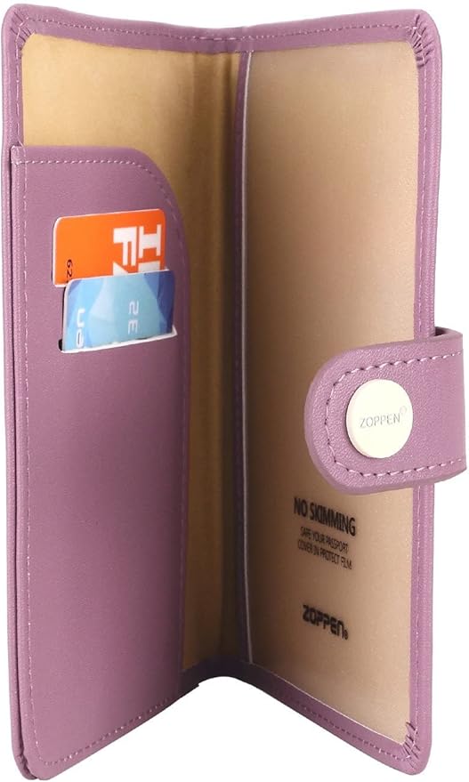 ZOPPEN Passport Holder Women, Passport Cover Travel Wallet Rfid Blocking - Image 4