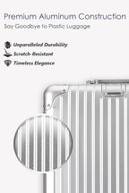 HotWay 20 Inch All Aluminum Carry On Luggage - Image 3