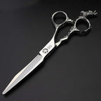 Sharonds 6/7 inch Professional Hair Cutting Scissors Set Hair Cutting Scissors Thinning Teeth Shears Set,Sliver Scissors,Barber,Salon,Hairdressing Scissors Kit,Japanese 440C Scissors (6-inch 2pc)