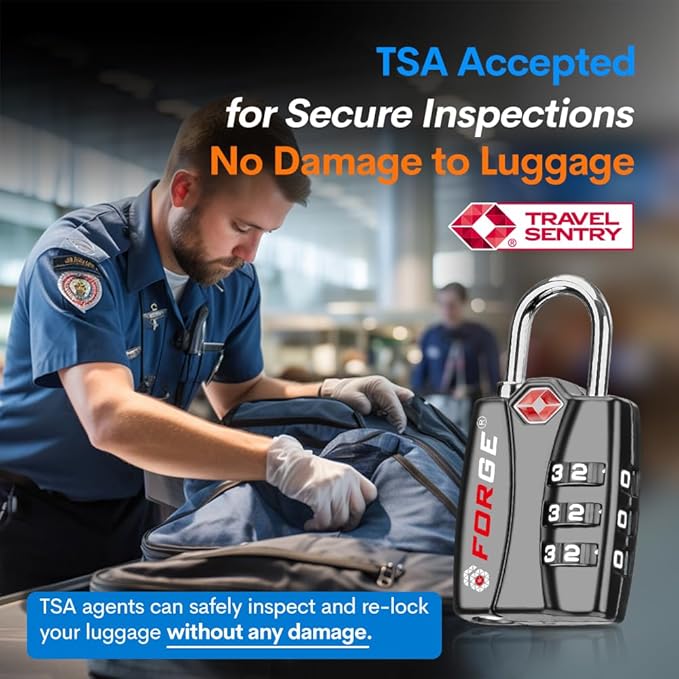 Forge TSA Approved Luggage Locks - Image 2