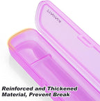 Travel Utensils with Case, 4-Piece Stainless Steel Portable Cutlery Set - Image 4