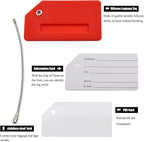 7 Pack Silicone Luggage Tag Baggage Handbag Travel Suitcase Tags - Image 4