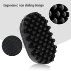 Rubber Curling Hair Brush : Twist King Sponge for Afro Hair, Ideal Durable Washable Sponges Curls Tool (Dense Tooth)