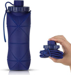 Silicone Collapsible Water Bottles, Lightweight Reusable Leakproof by YCTMALL