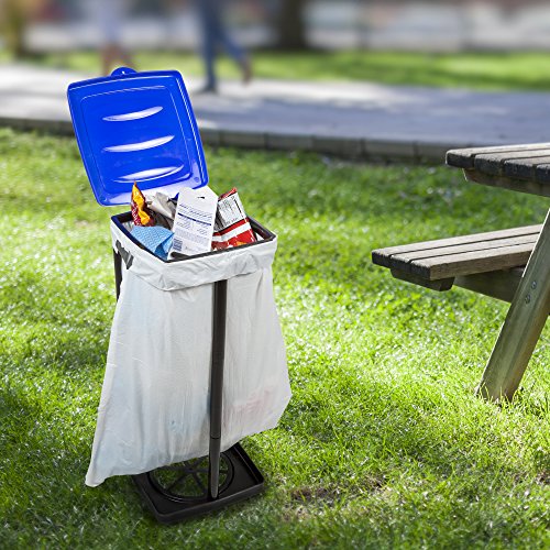 Portable Trash Bag Holder (Blue)