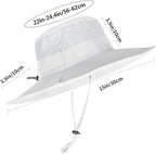 Sun Hats for Men Women Fishing Hat UPF 50+ Breathable Wide Brim Summer UV - Image 3