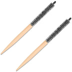 Small Round Styling Brush - Mini Roller Quiff Comb for Hairdressing - Lightweight Salon Brush for Thin, Short Hair, Bangs, Beard, Curling & Lifting
