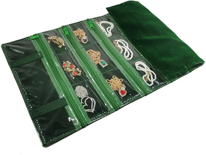 Travel Jewelry Roll Bag Portable Organizer Pouch - Image 7