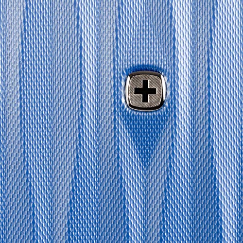 7272 Energie Expandable Hardside Luggage with Spinner Wheels and TSA Lock (Checked-Large 27-Inch / Periwinkle Blue)