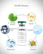 Centella Asiatica Serum for Face with Hyaluronic Acid Repair and Centella Serum for Face Moisturizer 0.35 oz 4 Vials (4pc repair kit)