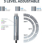 Hair Dryer Brush,Blow Dryer Brush with Attachments,110000 RPM Curly Twist 6 in 1 Air Style, Professional Ionic Hair Styling Tool, Left & Right Air Curler, Volumizer