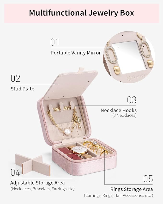 Vlando Travel Jewelry Organizer - Image 4