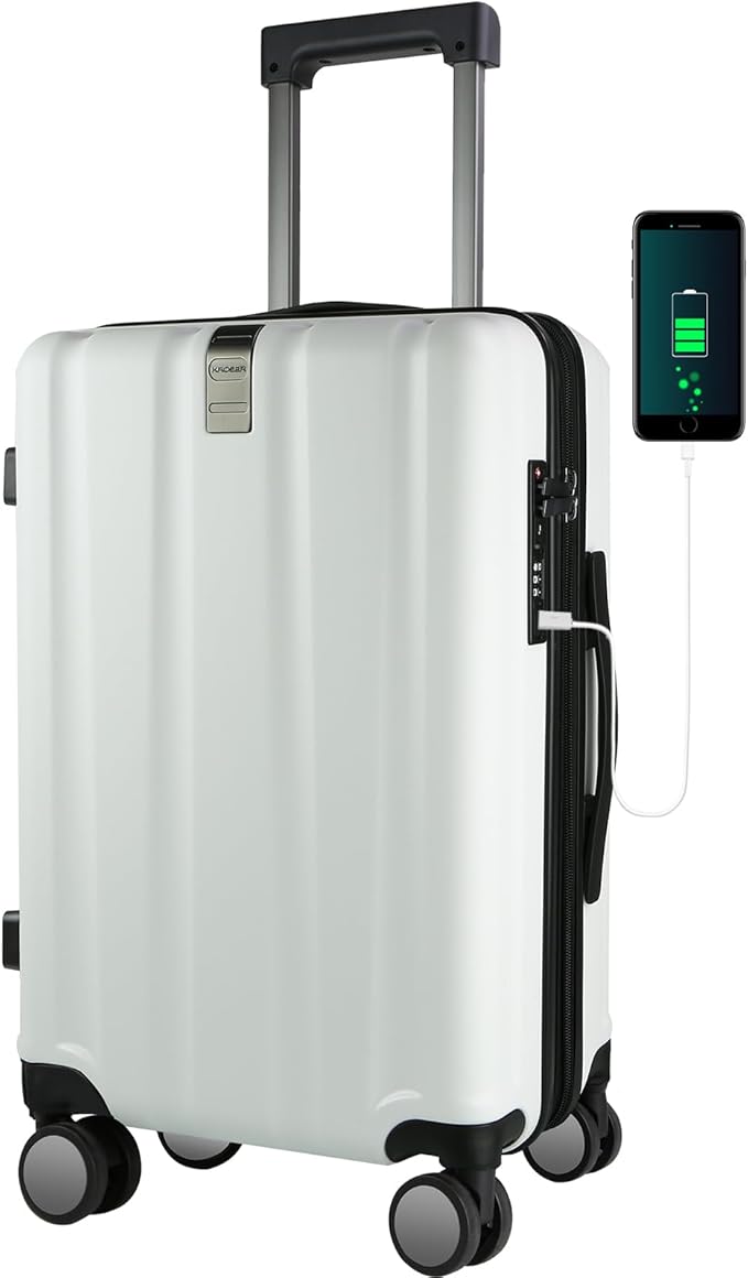 KROSER Hardside Expandable Carry On Luggage by KROSER