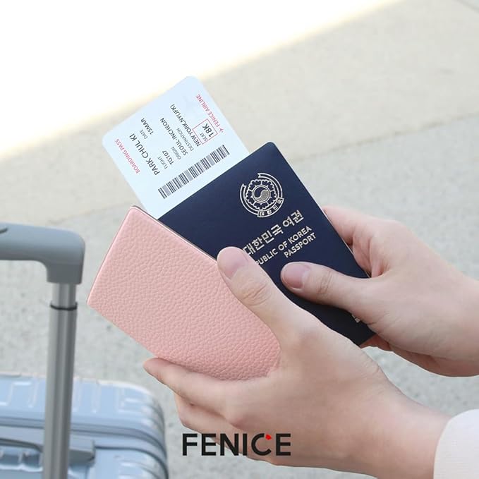 Fenice Classic Passport Cover Holder Wallet Case - Image 3