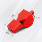 Emergency Whistles with Lanyard Red Safety Whistle - Image 6
