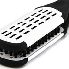 Aethland Double-Sided Boar Bristle Brush and Hair Straightening Comb for Smoothing and Styling