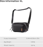 PGYTECH OneGo Solo V2 Camera Sling Bag, 4L Camera Chest Bag Crossbody Fanny Pack - Image 8