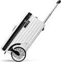 Extra Large Wheels Carry On Luggage Hard Shell Suitcase Top Opening Hardside by Unknown