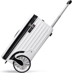 Extra Large Wheels Carry On Luggage Hard Shell Suitcase Top Opening Hardside by Unknown