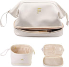 Wedding Gifts, Initial Makeup Bag, Daughter Gifts, Personalized Double Layer by Vogewood