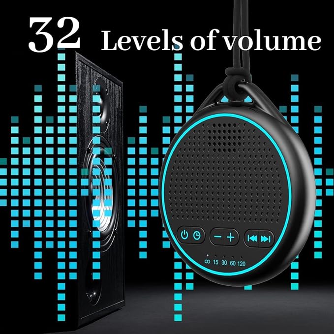 White Noise Sound Machine with 25 Soothing Natural Sounds Rechargeable Battery - Image 6