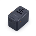 TESSAN Universal Travel Adapter, GaN 65W International Power Adapter by TESSAN