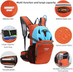 Hiking Daypack Waterproof Biking Backpack 15L Lightweight Durable Backpack - Image 5