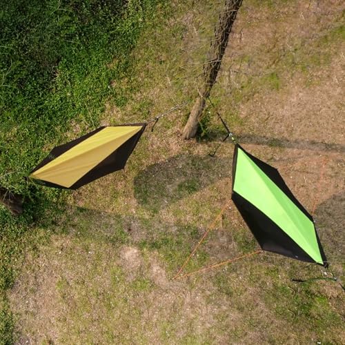 Camping Hammock with Mosquito Net (Top-yellow)
