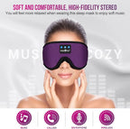 MUSICOZY 3D Bluetooth 5.4 Sleep Headphones, Breathable Wireless Music Eye Mask - Image 2