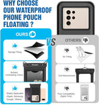 Floating Waterproof Phone Pouch 2 Pack - Image 9