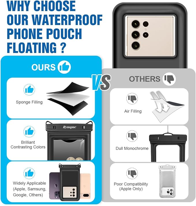 Floating Waterproof Phone Pouch 2 Pack - Image 9