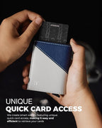 Jenoss Smart Wallet For Men: Full Grain Leather, Handcrafted, Slide Metal Pop - Image 4