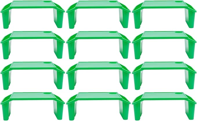 12 Pcs Kids Lap Desk Tray, 19.7×9.8×7.1In Portable Lap Bed Table - Image 6