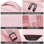 Laptop Backpack (Laptop / 15.6 Inch / Light Pink)