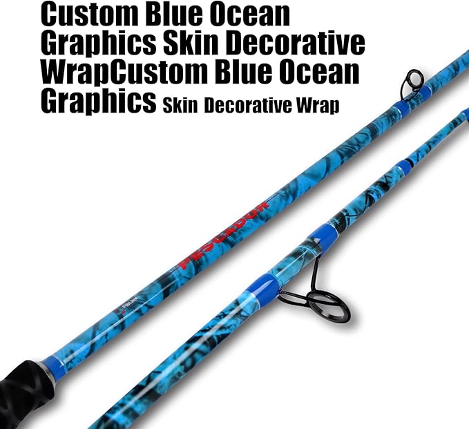 Fiblink 2-Piece Boat Conventional Fishing Rod Portable Spinning/Casting Rod - Image 4
