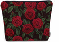 Woman Rose Makeup Bag - Blossom Flower Roses Red Travel Cosmetic Bags Toiletry Makeup Organizer Pencil Pouch For Owners Lady Birthday Gifts