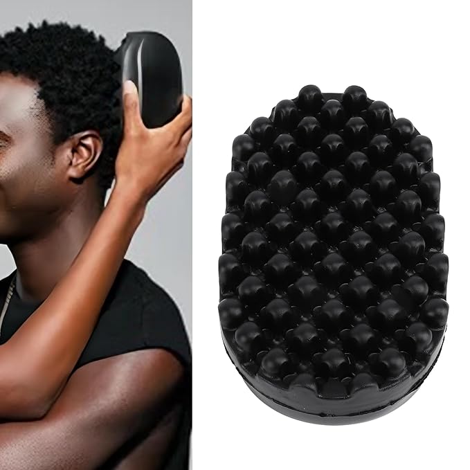 Rubber Curling Hair Brush : Twist King Sponge for Afro Hair, Ideal Durable Washable Sponges Curls Tool (Dense Tooth)