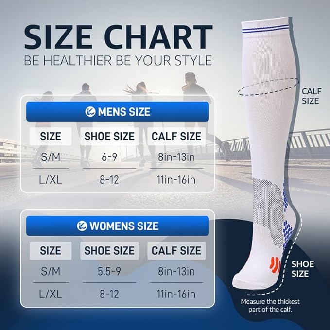 Kickticks 4 Pairs Compression Socks - Image 6