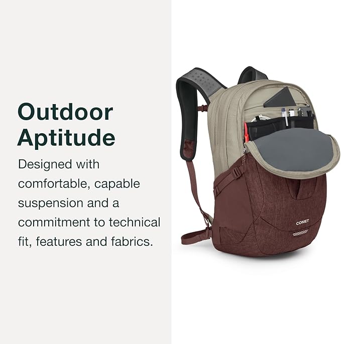 Osprey Comet Laptop Backpack, Atlas Blue - Image 5